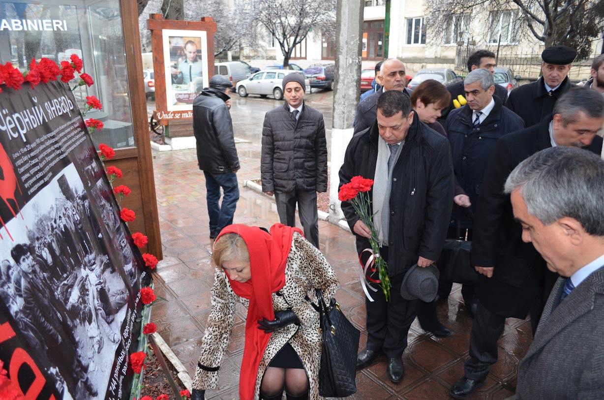 В Молдове прошло мероприятие, посвященное 24-й годовщине трагедии 20 Января - ФОТО