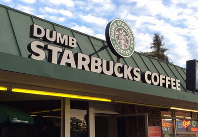 В Лос-Анджелесе открыли кофейню-пародию на Starbucks - ФОТО