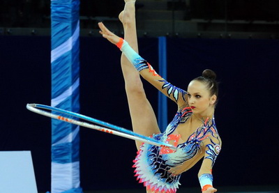 Марина Дурунда стала двукратной чемпионкой Азербайджана по художественной гимнастике - ФОТО