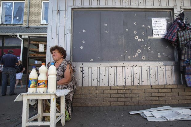 В Славянске остаются около 40 000 жителей