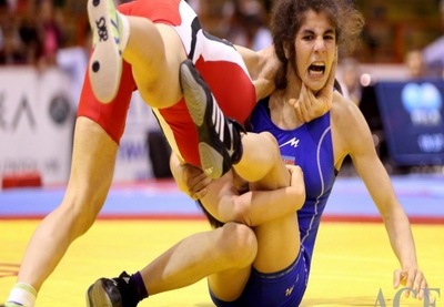 Азербайджанская спортсменка стала серебряным призером чемпионата мира по борьбе - ФОТО