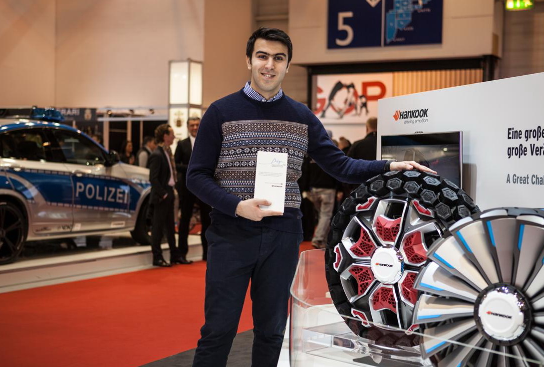 Азербайджанский дизайнер разработал проект «колеса будущего» для компании Hankook – ФОТО