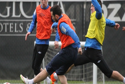 Вторая тренировка сборной Азербайджана по футболу в Анталье – ФОТО