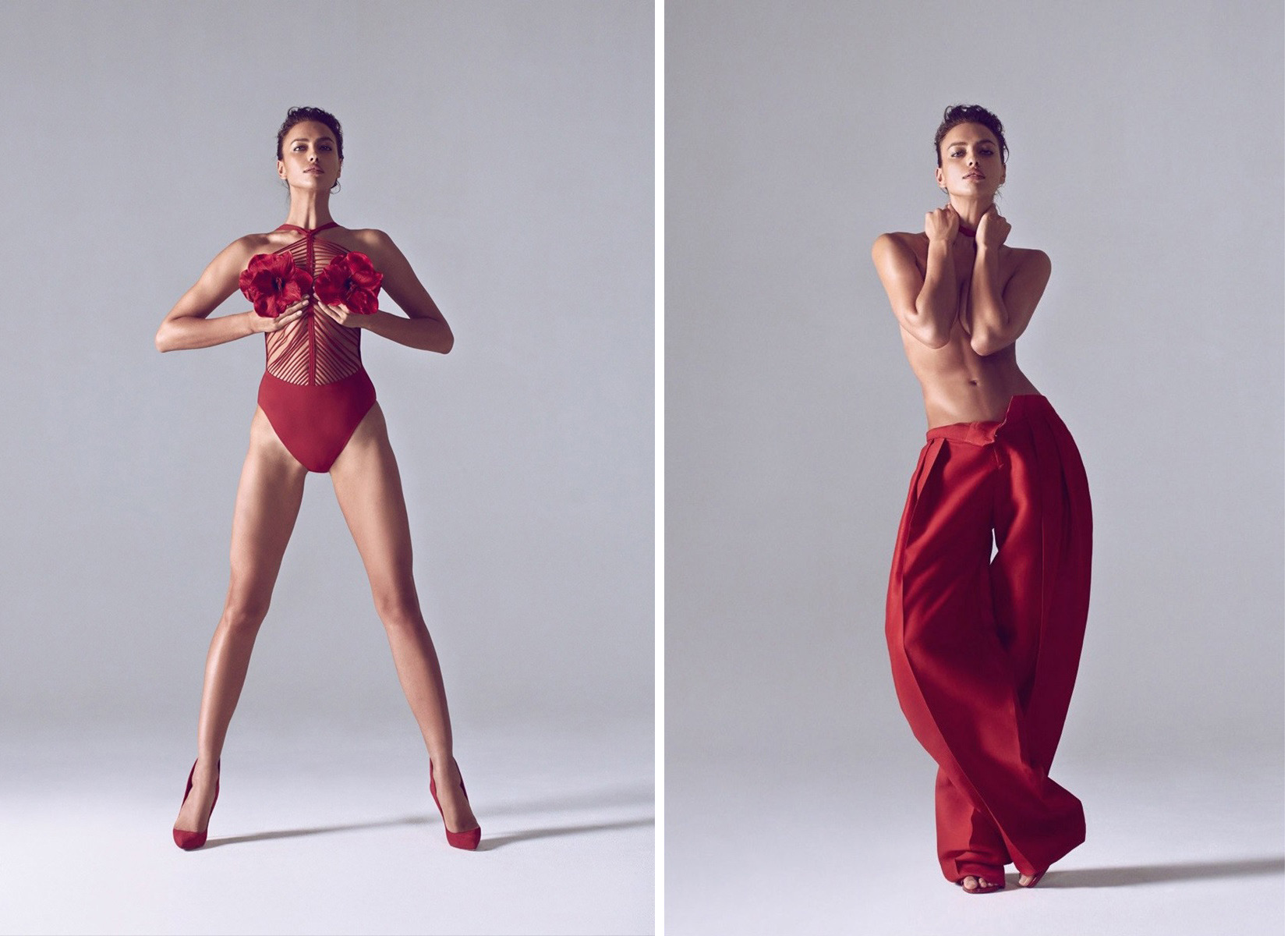 Соблазнительная Ирина Шейк снялась топлес для Harper\'s Bazaar – ФОТО