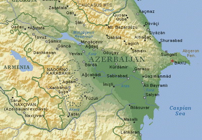 Где проходит граница Европы в Азербайджане?