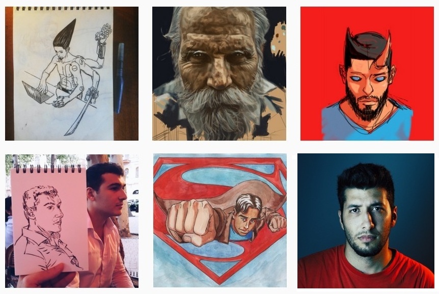 People to Follow: Герои комиксов и реальные люди в креативных работах Кянана Шейхзаманлы – ФОТО