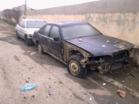 В Баку появилось кладбище брошенных автомобилей – ФОТО