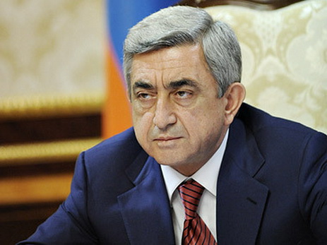 Серж Саргсян: Армения просит Азербайджан остановить боевые действия