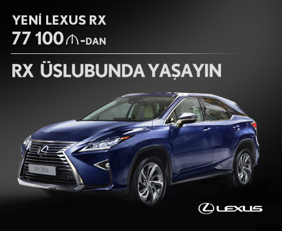 Lexus-dan yeni həyat tərzi – lüks RX modeli – FOTO – VİDEO