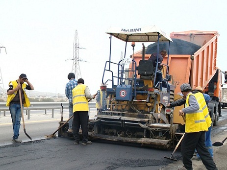 Bakı-Qazax avtomobil yolunun 68-80-ci kilometrlik hissəsi təmir olunur