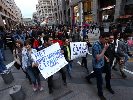 Акция протеста в Ереване против России: как это было? - ФОТО – ВИДЕО