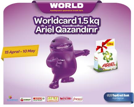 “Worldcard” “Ariel” qazandırır
