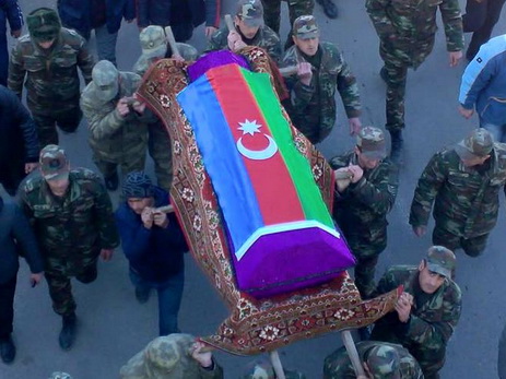 Эвакуировано тело погибшего азербайджанского военнослужащего