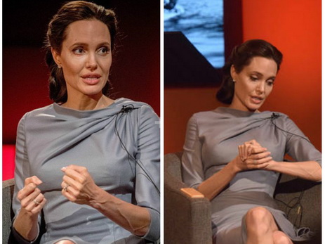 Анджелина Джоли продолжает шокировать своей худобой – ФОТО – ВИДЕО