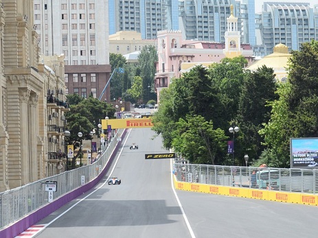 Bakıda Formula-1 Avropa Qran-prisinin üçüncü test yürüşü keçirilir
