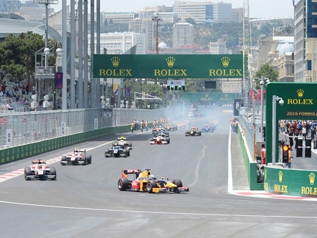 Formula-1 Avropa Qran-prisinin GP2 seriyasında son yarış başlayıb
