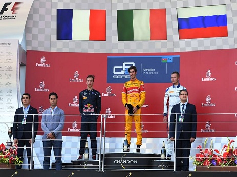 İtaliyalı Antonio Covinatsi ikinci dəfə GP2 yarışının qalibi oldu