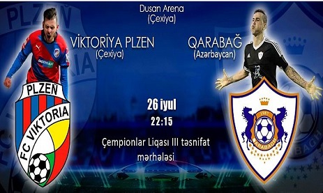 “Viktoriya Plzen” – “Qarabağ” oyunu canlı yayımda