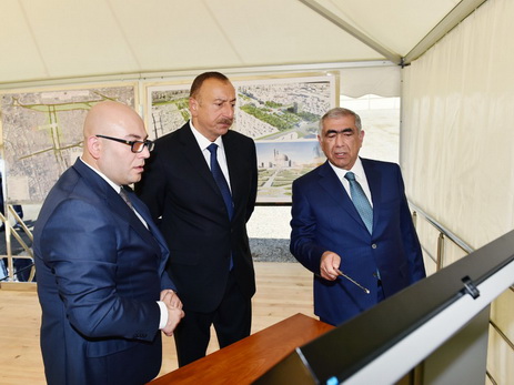Ильхам Алиев заложил фундамент новой дорожно-транспортной инфраструктуры на территории бывшей «Советской» - ФОТО