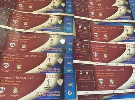 “Qarabağ” – “Göteborq” matçının biletləri satışda