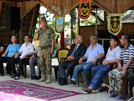 Aprel döyüşçüləri ilə görüş keçirilib - FOTO