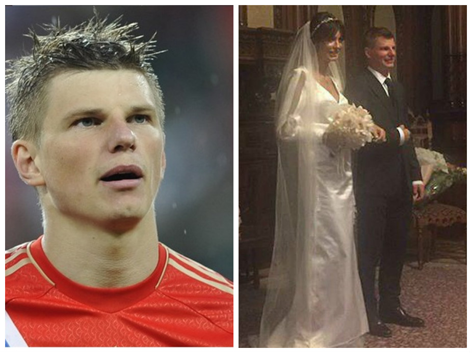 Футболист Андрей Аршавин женился на Алисе Казьминой - ФОТО