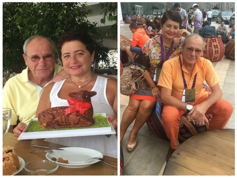 Эммануил Виторган с супругой провели уикенд в Баку – ФОТО