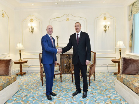 Президент Азербайджана встретился в Бишкеке с премьер-министром Молдовы - ФОТО