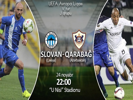 UEFA Avropa Liqası: “Qarabağ” komandası səfərdə Çexiyanın “Slovan” klubu ilə qarşılaşır