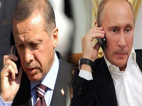 Putin və Ərdoğan arasında telefon danışığı olub