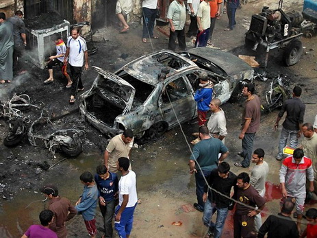 Bağdadda baş verən partlayış 16 nəfərin həyatına son qoydu