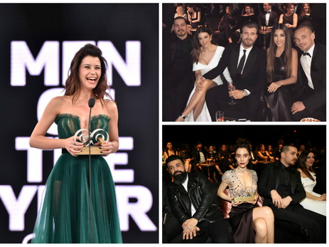 Берен Саат в «голом» платье произвела фурор на церемонии «Men Of The Year» по версии турецкого «GQ» - ФОТО