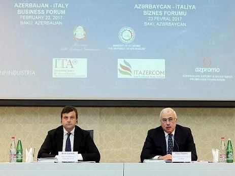 Azərbaycan - İtaliya biznes forumu keçirilib – FOTO