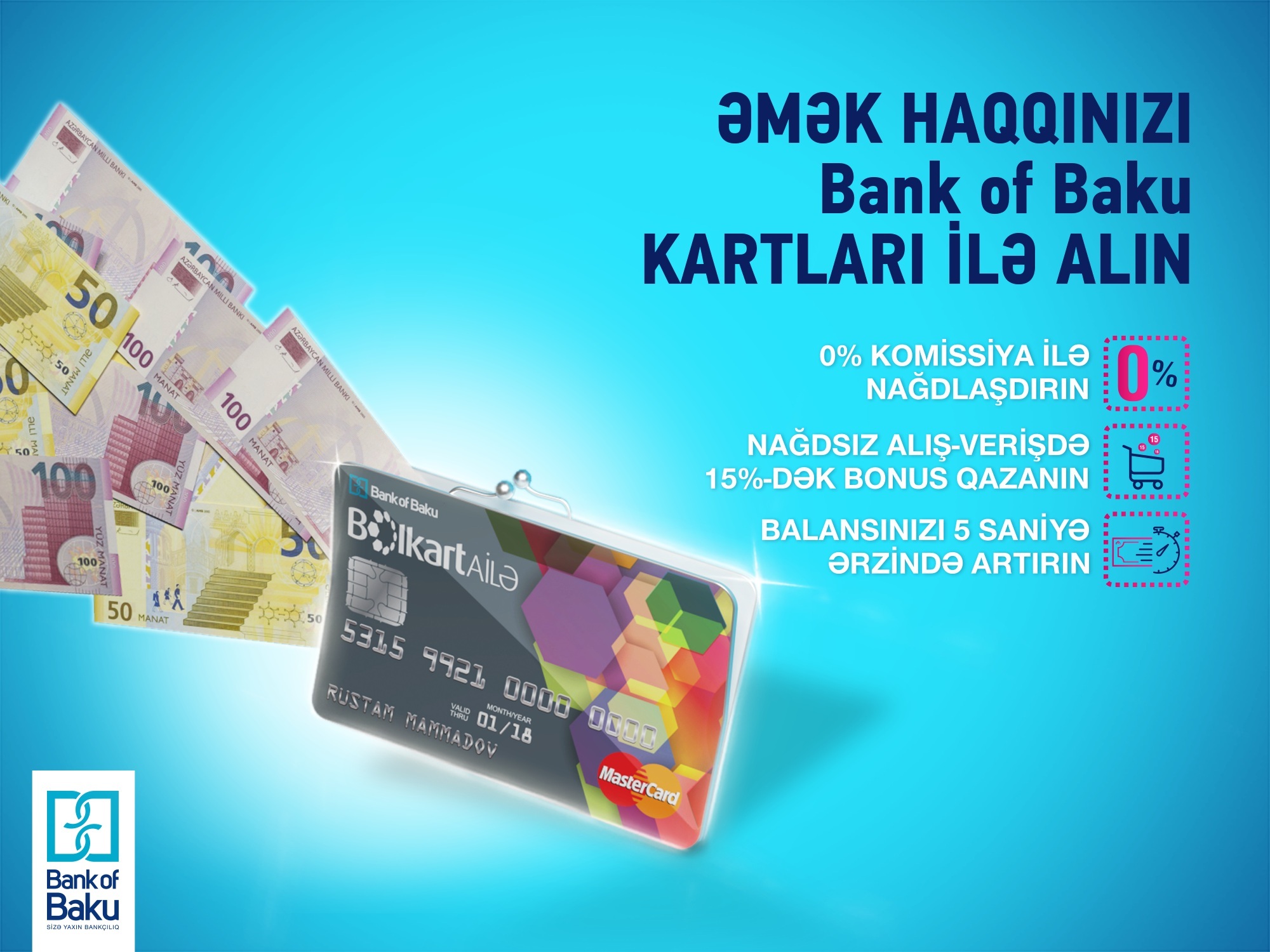 Bank of Baku korporativ müştərilərinə yeni əmək haqqı kartlarını təklif edir