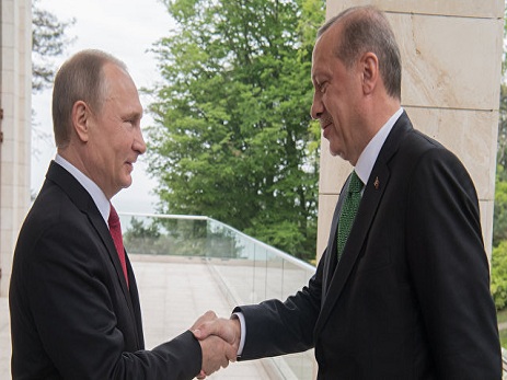 Putin və Ərdoğan arasında görüş başlayıb