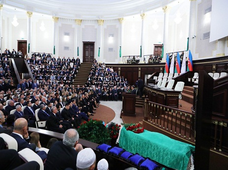 Tanınmış alim, akademik Rəfiqə Əliyeva son mənzilə yola salınıb-FOTOLAR