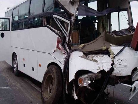 Moskva-İrəvan sərnişin avtobusu qəzaya uğrayıb