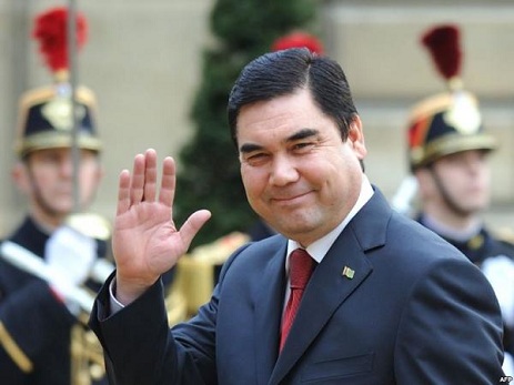 Türkmənistan Prezidentinin rəsmi qarşılanma mərasimi olub