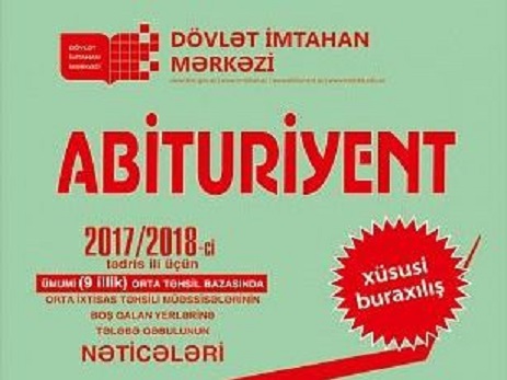 “Abituriyent” jurnalının xüsusi buraxılışı çap edilib