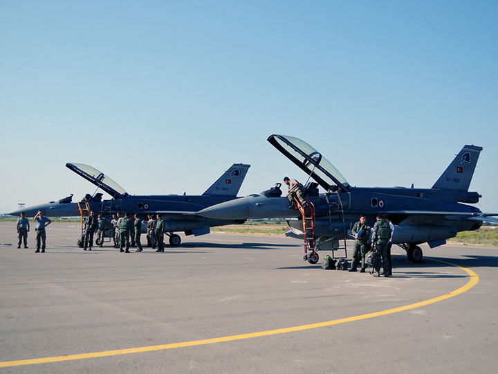 В Азербайджан для участия в военных учениях прибыли турецкие F-16 – ФОТО – ВИДЕО