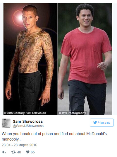 Почему они удалили татуировки Майкла Скофилда?