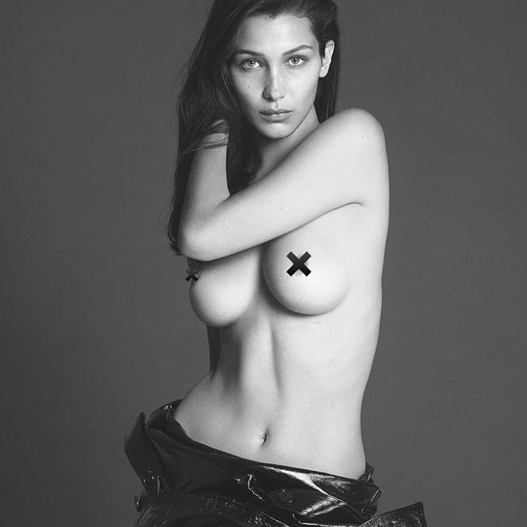 Белла Хадид разделась для французского Vogue - ФОТО.